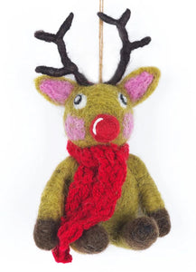 Felt - Reindeer with Scarf