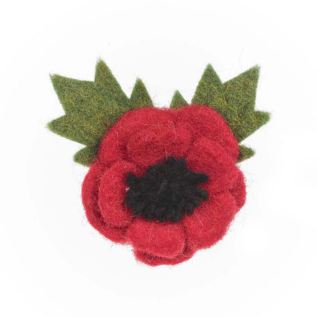 Felt - Poppy Brooch